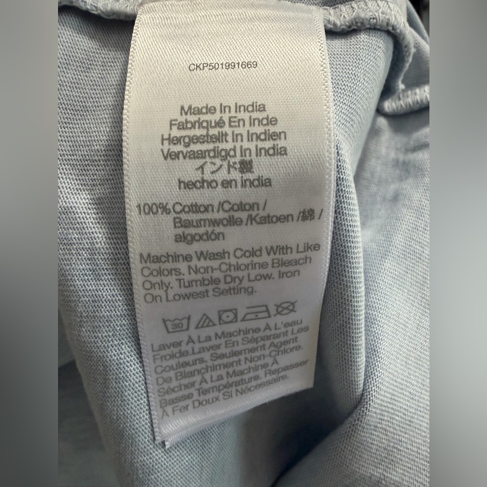 Madewell Perfect Tee- Iced Blue - Picture 8 of 11